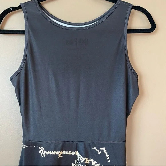 Harry Potter Women's Black Marauder's Map Fit & Flare Tank Dress Size Small - Picture 8 of 13